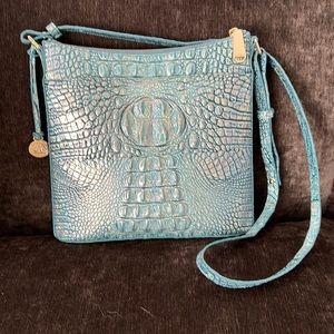 Brahmin Crossbody Bag Handbag Arctic Blue MINT